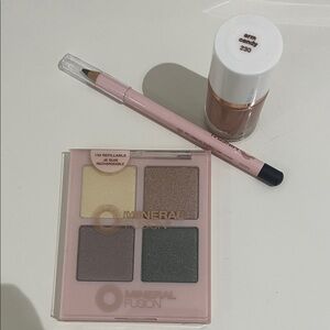 Mineral Fusion Eyeshadow Palette and Nail Polish - Earthy Tones